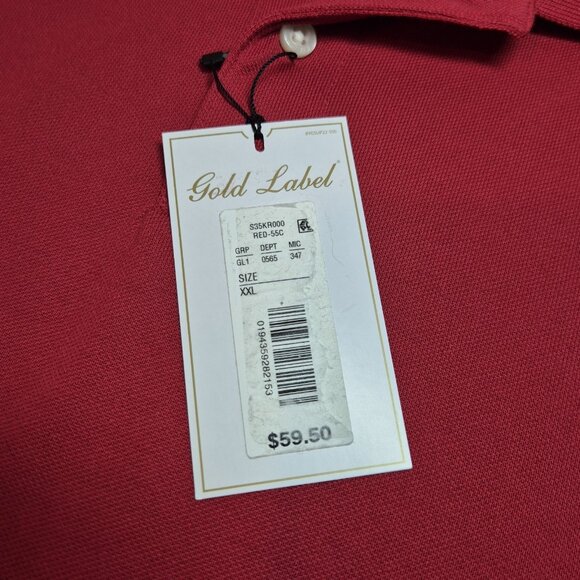 ROUNDTREE & YORKE Gold Label Men's Polo Shirt Short Sleeve Ref  Size XXL (31) - Picture 6 of 11